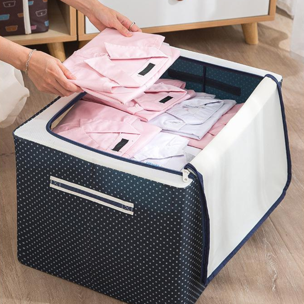 Zippered Storage Box Organizer