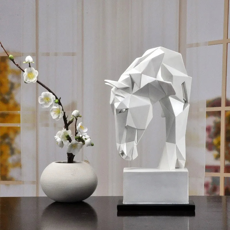 Geometric Horse Modern Decor