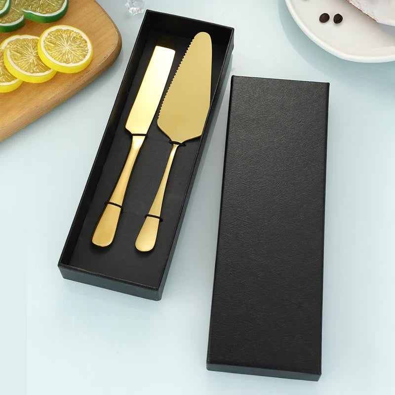 Cake Spatula Set – 2-Piece Stainless Steel