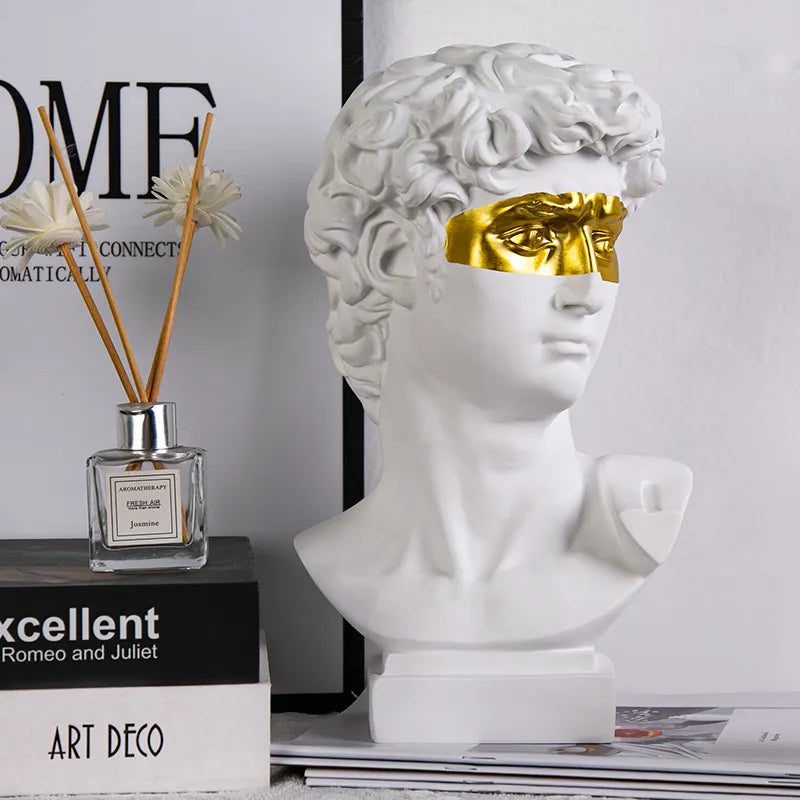 Contemporary David Sculpture - Close-Up